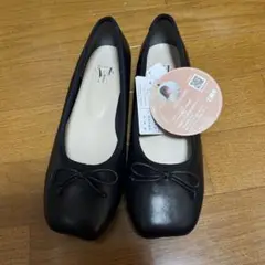新品未使用しまむら tal by yumi リボンパンプス バレエシューズ L