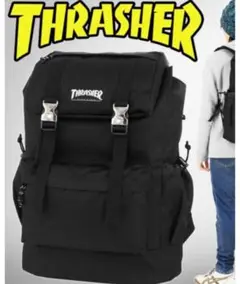 THRASHER スラッシャー バックパック リュック ブラック