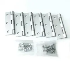 PRO ACT カラー蝶番 シルバー 76mm 3セット
