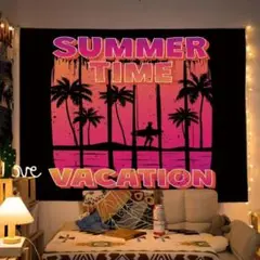 部屋の背景布 Summer Time