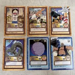 初期 ワンピース カードダス ハイパーバトル6枚セット1999