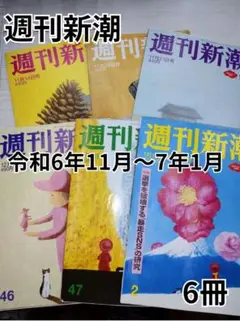 週刊新潮　令和6年11月分〜令和7年1月　まとめ売り　雑誌　週刊誌