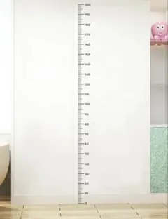 新品★身長計 身長ステッカー　子ども身長測定　測定表　シンプル身長メジャー
