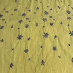 ミナペルホネン 大きめはぎれ　hoshi＊hana イエロー