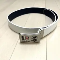 Admiral - coco 中古 アドミラルゴルフ Admiral Golf ベルト ネイビー 紺 斜めロゴメッシュ 中古 アドミラルゴルフ Admiral Golf ベルト ネイビー 紺 斜め