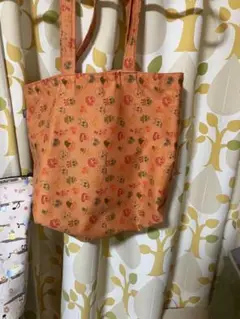 スカル柄デニムショルダートートバッグ