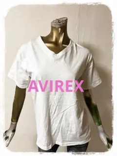 ☘️T18778☘️AVIREX デイリーウエア 半袖 Vネック パックTシャツ M