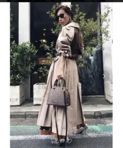 AMERI VARIOUS BACK PLEATS TRENCH