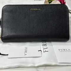 新品同様‼️ フルラ　FURLA バビロン　財布　長財布　ラウンドファスナー