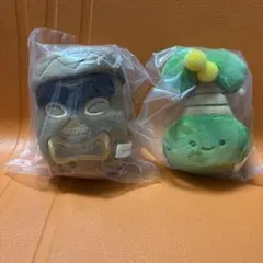 にっこりーノ ハワイのぬいぐるみ 2個セット　ヤシのき ティキ