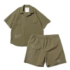 REVERSAL リバーサル タフ ナイロン シャツ & ショートパンツ セット