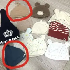 赤ちゃん　ベビー　帽子　2点