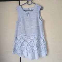 ワンピース　チェニック膝又　可愛い