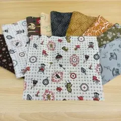 ★A148★ カットクロス/プリント生地/国産/25cm×25cm/10点