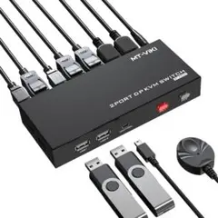 MT-VIKI 2ポート 自動USB KVMスイッチ MT-PK201