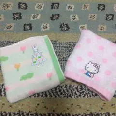 ☆わたしのワンピース＆ハローキティのハンドタオル2点セット!!☆