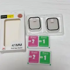 Apple Watch 保護カバー　ケース　クリア2個　41mm