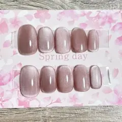 マグネットネイルチップ ピンク⑦