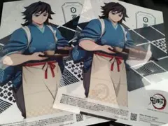 鬼滅の刃　セブンイレブン　クリアポスター　二枚