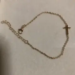 ゴールドクロスブレスレット