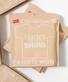Hanes/へインズ T-SHIRTS SHIRO/シロ 白 クルーネック