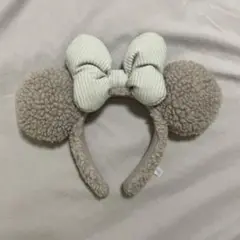 ディズニー カチューシャ ベージュ