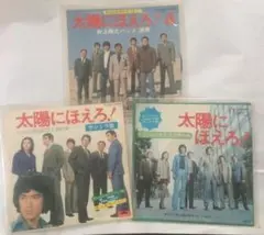 ◆太陽にほえろ！シングルEPレコード 3枚 追跡、冒険、青春、怒り、愛のテーマ他