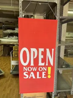 オープンタペストリー　OPEN開店セール 60×120cm　 7枚セット