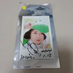 仁藤優子　サイン入りチェキ