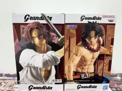 エース　シャンクス　Grandistaフィギュアセット