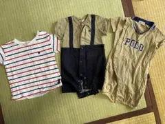 POLO baby ロンパース　Tシャツ　3点セット　男の子　まとめ売り