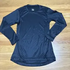Mizuno ブラック 長袖アンダーシャツ 140cm