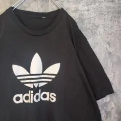オーバーサイズ　アディダス　ビッグロゴ　Tシャツ　ビンテージ古着　定番人気