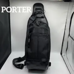 ポーター　ヒート　スリングショルダーバッグ　ブラック　美品