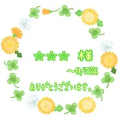 ⭐︎⭐︎⭐︎ 様