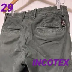 【美品】INCOTEX SLACKS インコテックス　スラックス　パンツ 29