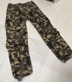迷彩カーゴパンツ サイズ29 100%コットン　ヴィンテージ
