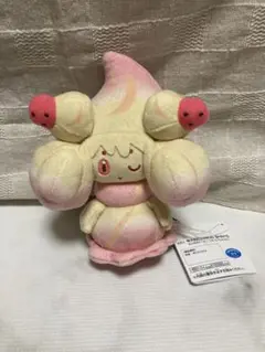 ポケットモンスター くつろぎタイムぬいぐるみ マホイップ　ルビーミックス
