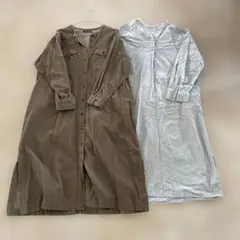 コーデュロイ ワンピース　2着
