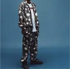ク*ン様 supreme floral silkトラックパンツ　19ss Supreme SS19 Floral Silk Track Pant Flowers Bundle Feet