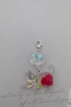 レジン チャーム 猫