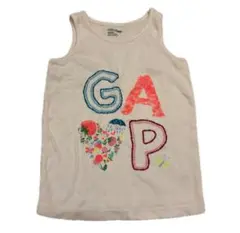 GAP babyGAP ノースリーブ　ホワイト　プリント　タンクトップ　5歳