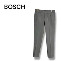 【ボッシュ】スラックス　パンツ　オフィス　シンプル　綺麗め　グレー　34
