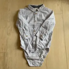 H&M ロンパース　ストライプ　9-12month