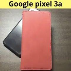 【本日発送！】google pixel 3a 手帳型スマホケース レッド　赤