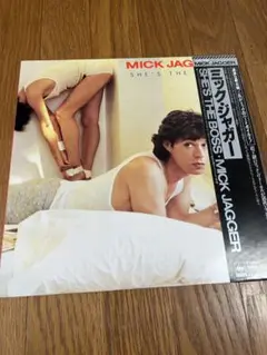 MICK JAGGER SHE'S THE BOSS サイン入り ハードロック