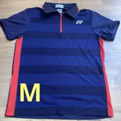YONEX VIRTUCOOL ポロシャツ M ネイビー/レッド