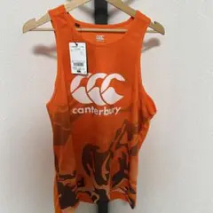canterbury カンタベリー タンクトップ ノースリーブ カモフラージュ柄