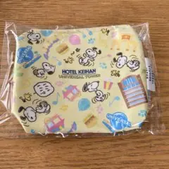 スヌーピー　ポーチ　ホテル京阪ユニバーサル・タワー　ノベルティ