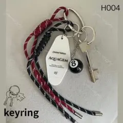 【H004】じゃらじゃらキーホルダー バッグチャーム キーチャーム ビリヤード